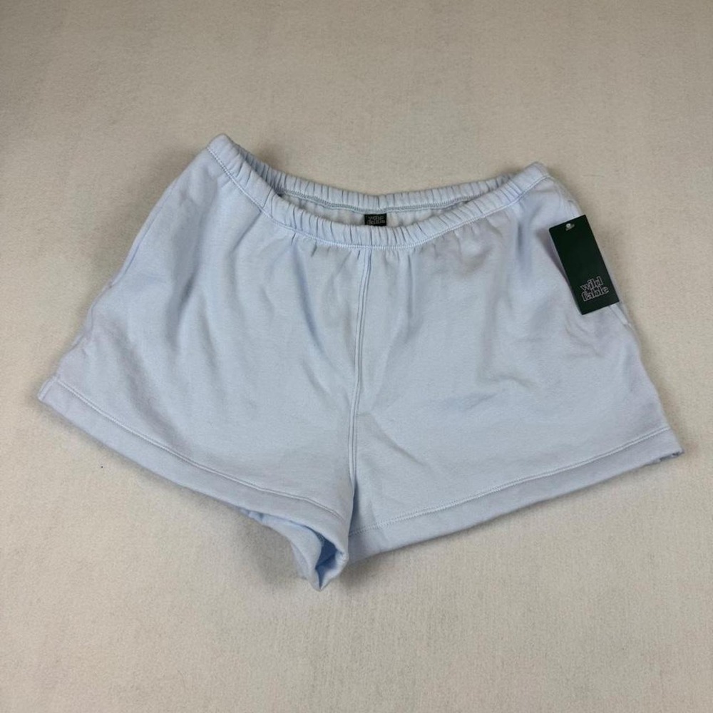 NWT Wild Fable light blue sweat shorts Size XL